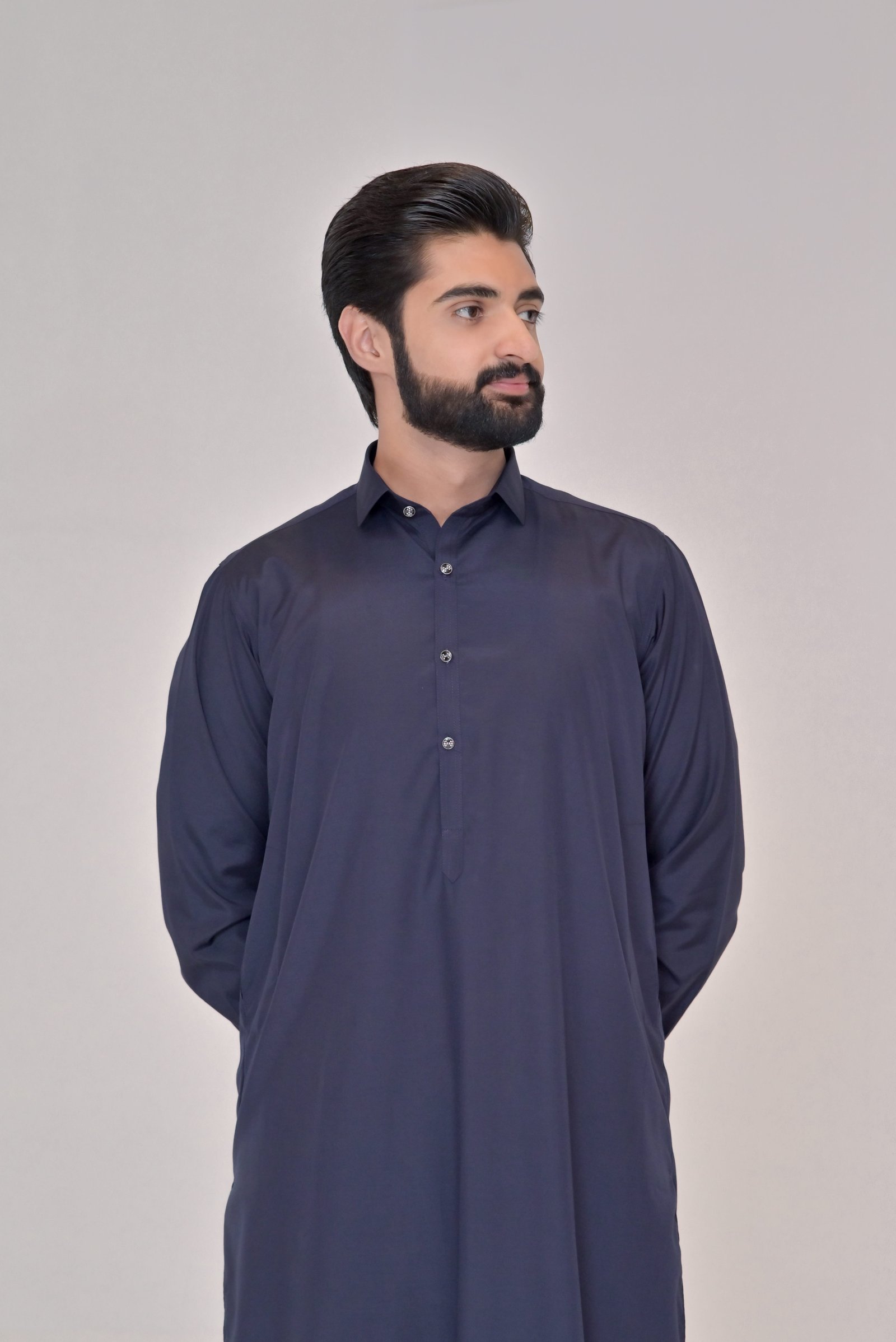Imperial Boski unstitched fabric in Navy Blue